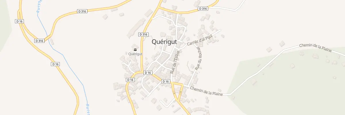 Plan du 41 Village à Quérigut
