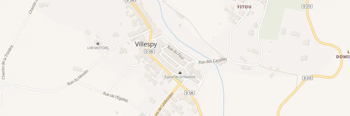 Plan du 5000 Rue de la Ville à Villespy