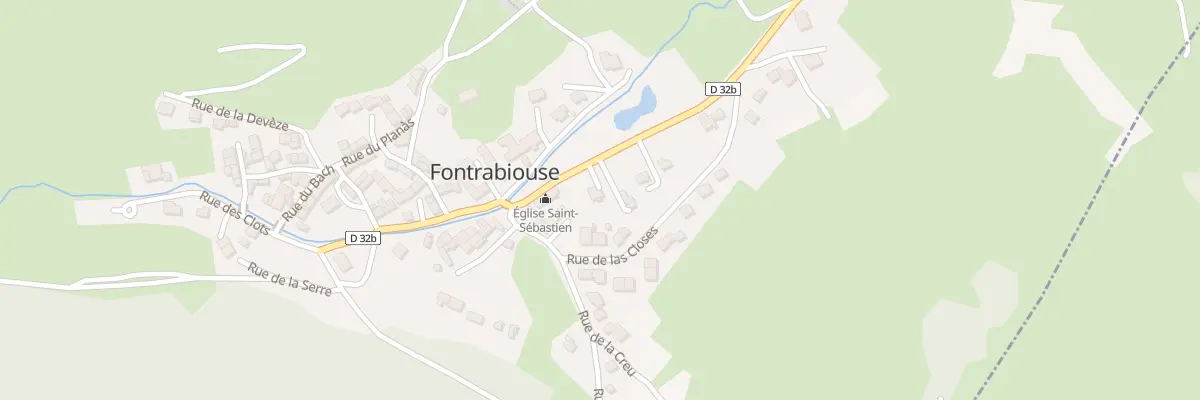 Plan du 4 Pla de Bernard à Fontrabiouse