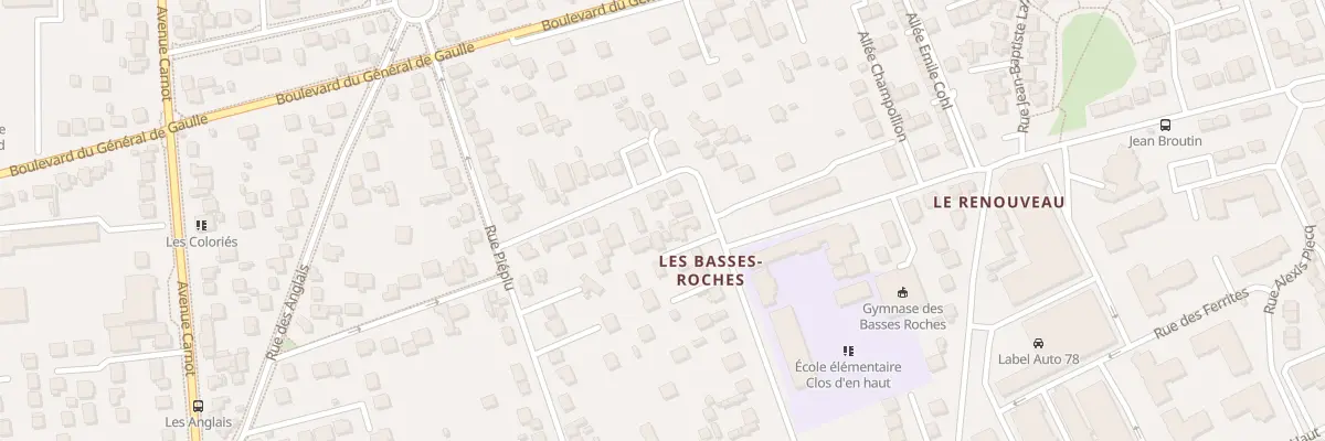 Plan du 55 Rue des Basses Roches à Conflans-Sainte-Honorine