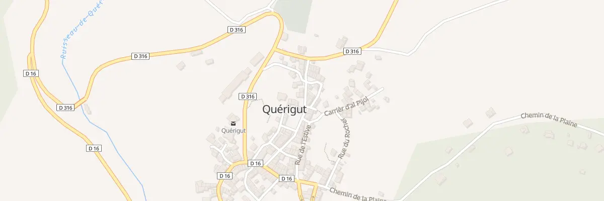 Plan du 23 Rue de l’Eglise à Quérigut