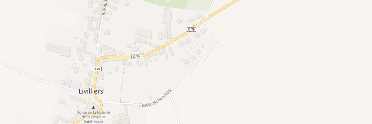 Plan du 28 Rue de Romesnil à Livilliers