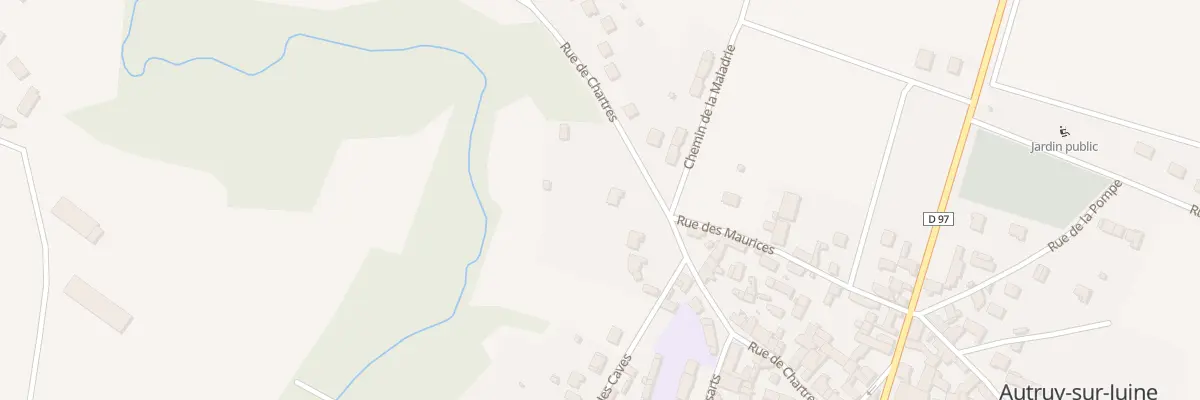 Plan du 13T Rue des Caves à Autruy-sur-Juine
