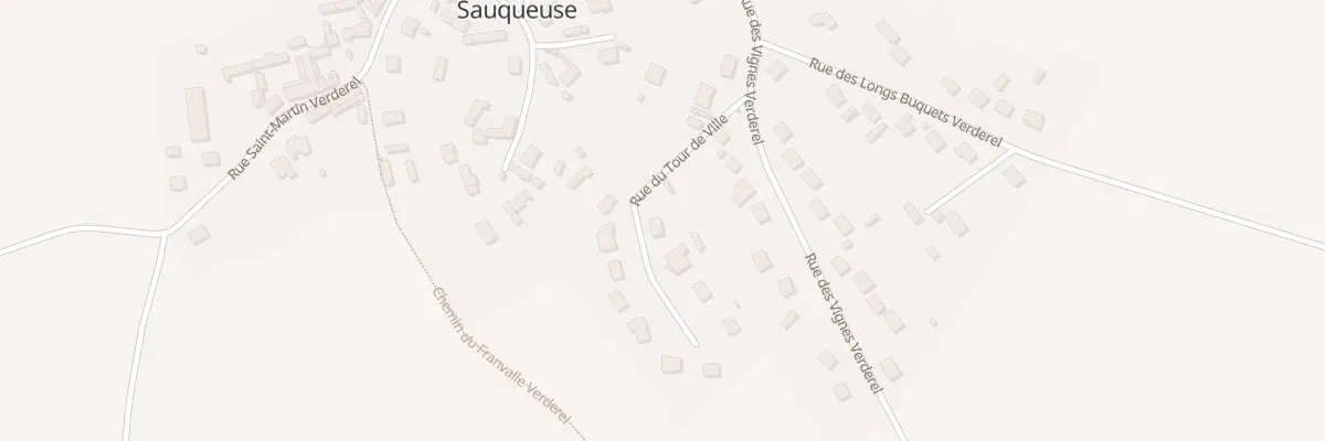 Plan du 1 Rue du Tour de Ville Verderel à Verderel-lès-Sauqueuse