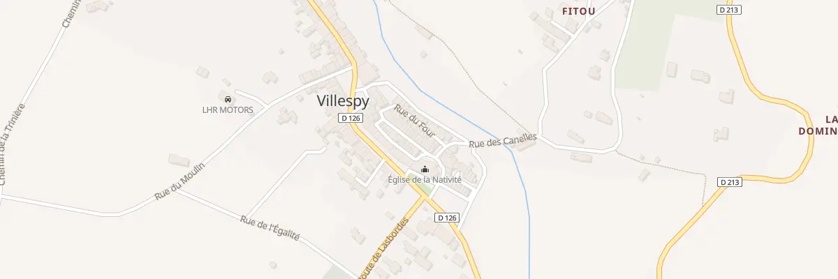 Plan du 19 Rue de la Ville à Villespy