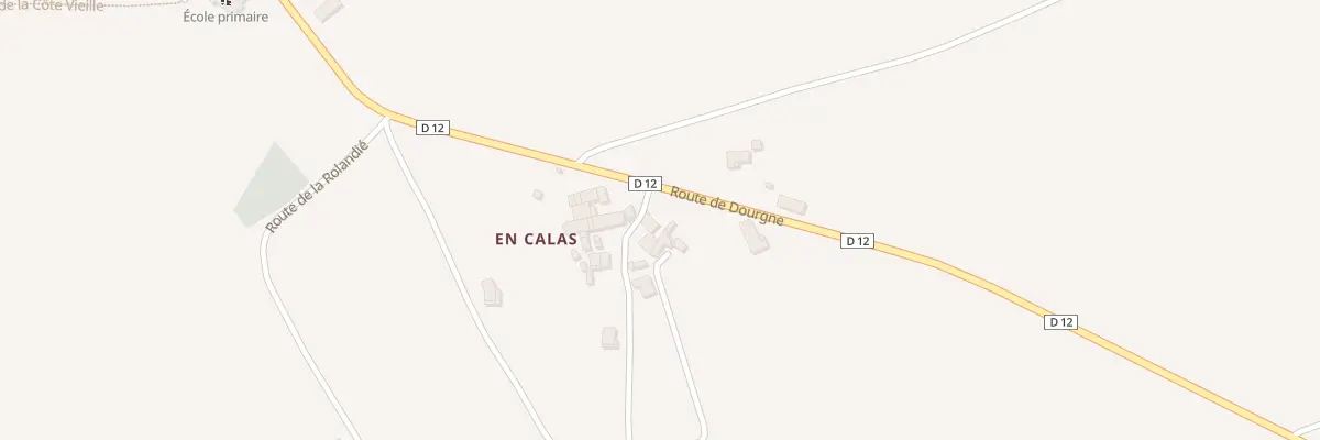 Plan du 5059 En Calas à Lagardiolle