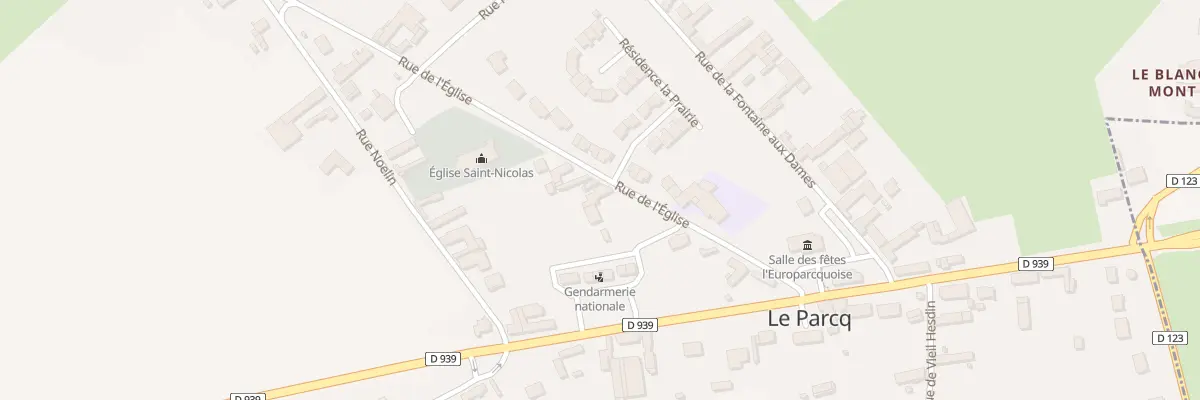 Plan du 7 Rue de l’Église au Parcq