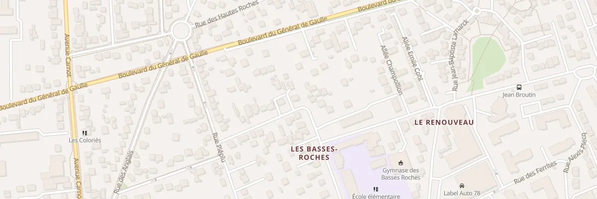 Plan du 56 Rue des Basses Roches à Conflans-Sainte-Honorine