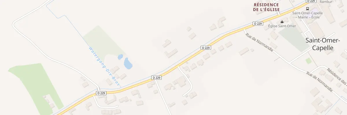 Plan du 5121 Rte Départementale à Saint-Omer-Capelle
