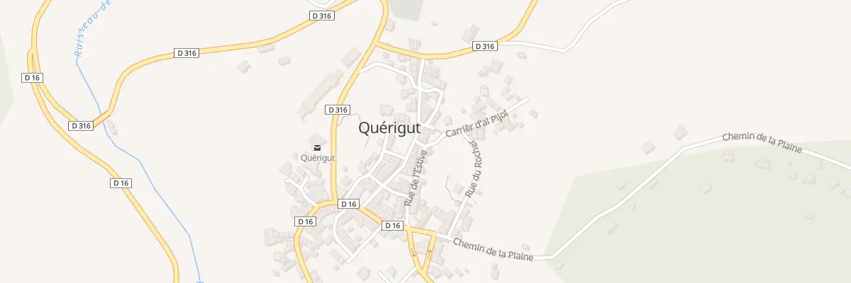 Plan du 35 Village à Quérigut