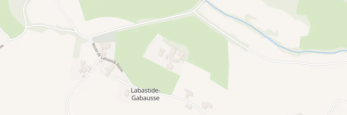 Plan du 1980 Rte de Labastide Basse à Labastide-Gabausse