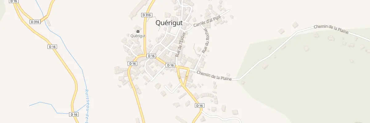 Plan du 52 Village à Quérigut