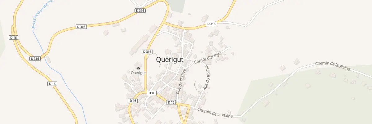 Plan du 272 Village à Quérigut