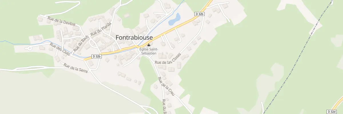 Plan du 9065 Le Village à Fontrabiouse
