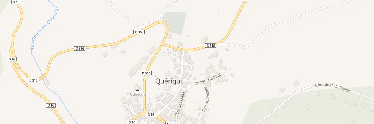 Plan du 293 Village à Quérigut