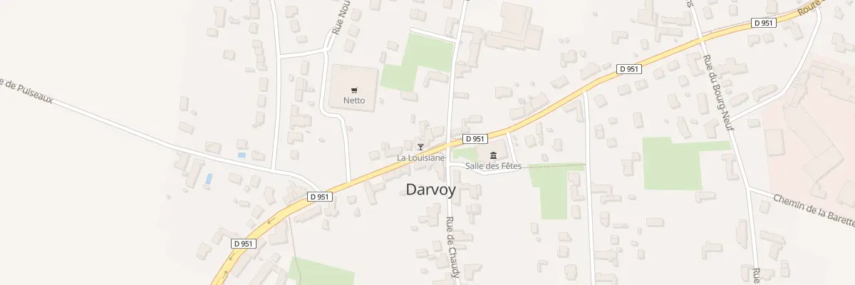 Plan du 2B Rte d’Orléans à Darvoy