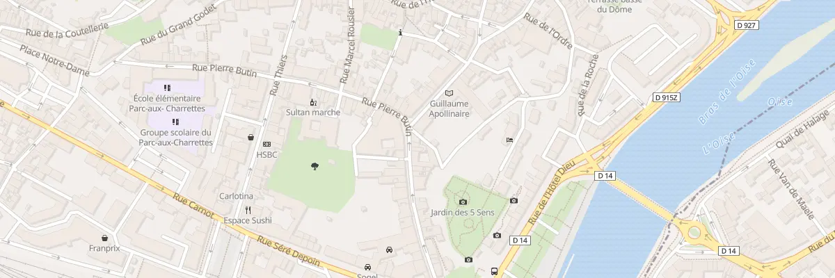Plan du 42 Rue Pierre Butin à Pontoise