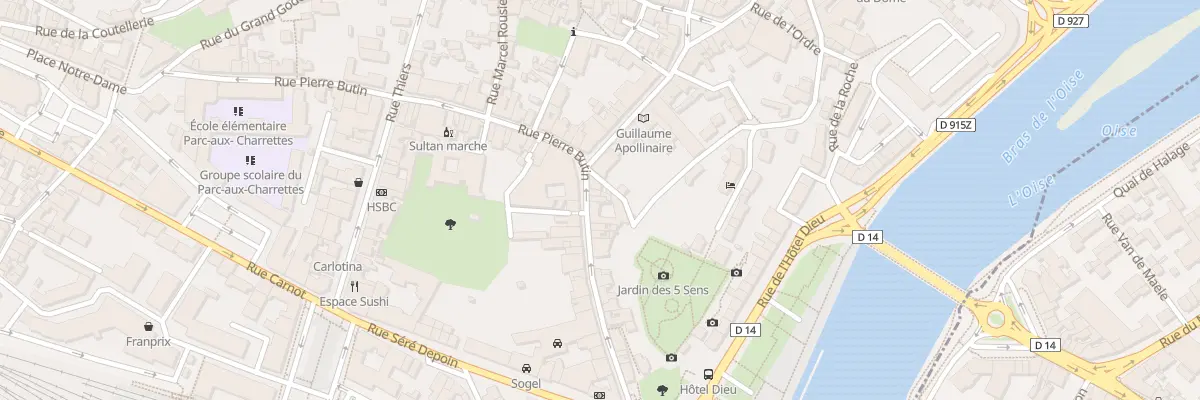 Plan du 38 Rue Pierre Butin à Pontoise