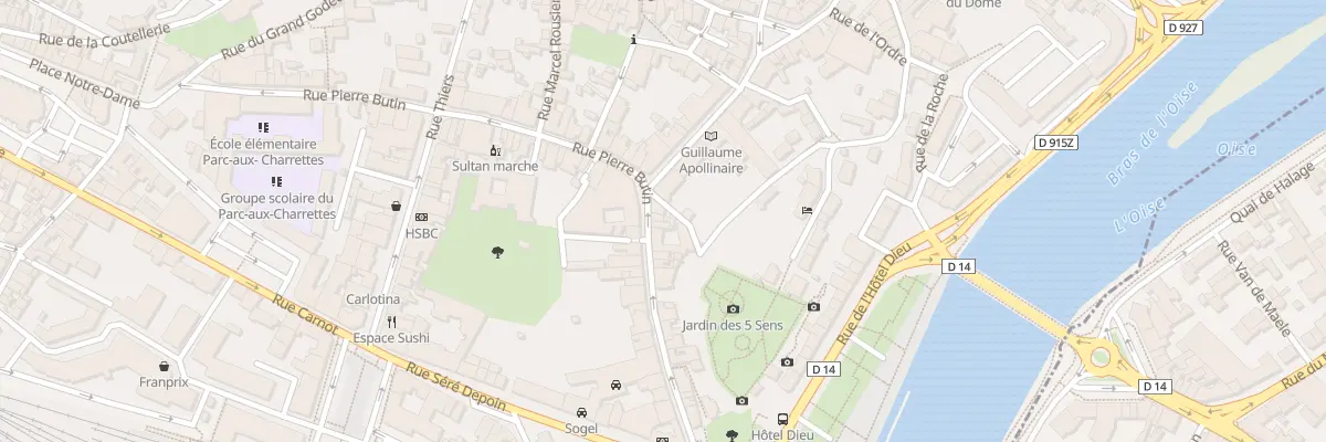 Plan du 40 Rue Pierre Butin à Pontoise