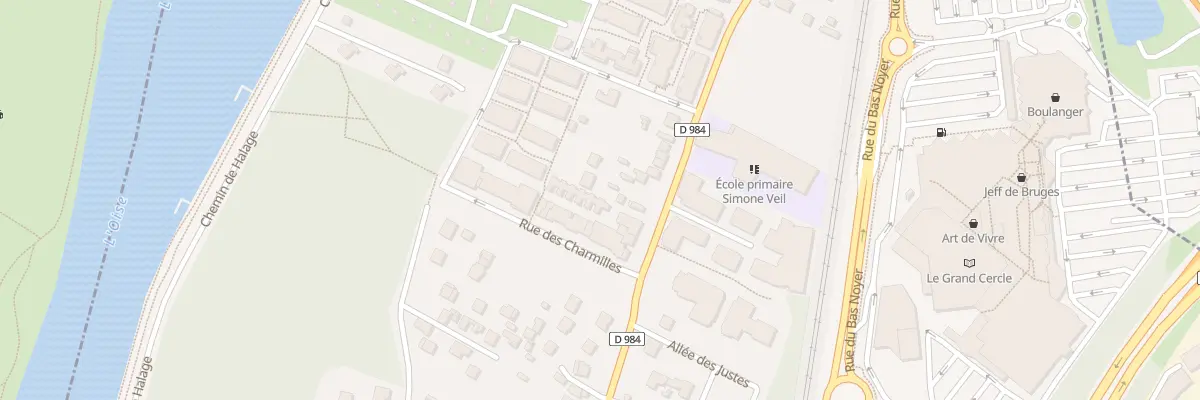 Plan du 74 Av Roger Guichard à Éragny-sur-Oise