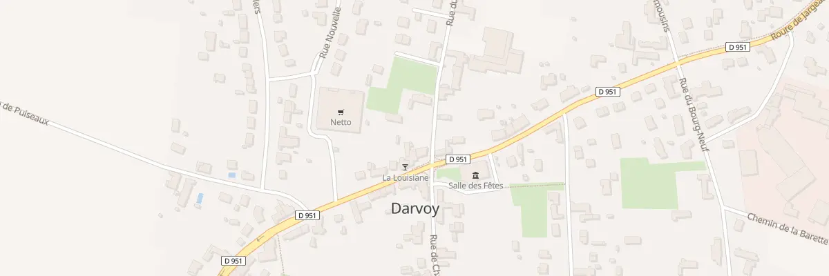 Plan du 2A Rte d’Orléans à Darvoy