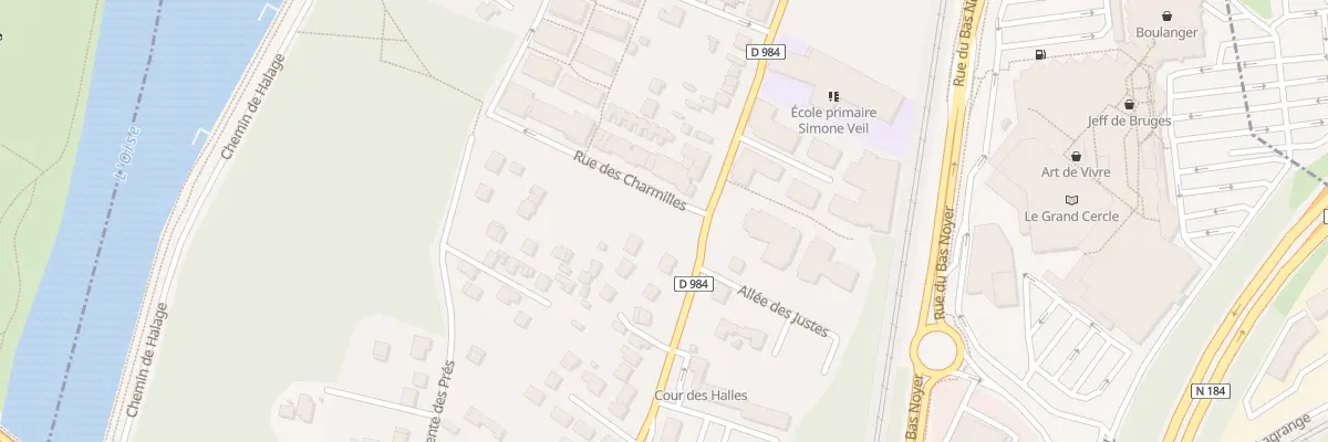 Plan du 48 Rue des Charmilles à Éragny-sur-Oise