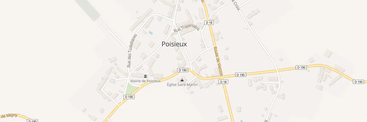 Plan du 1 Rue de l’Eglise à Poisieux