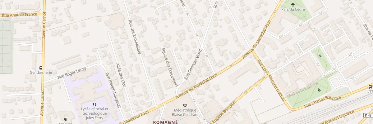 Plan du 15 Rue Georges Viard à Conflans-Sainte-Honorine
