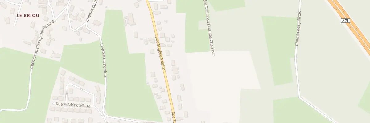 Plan du 124 Rue Eugène Pottier à Vierzon