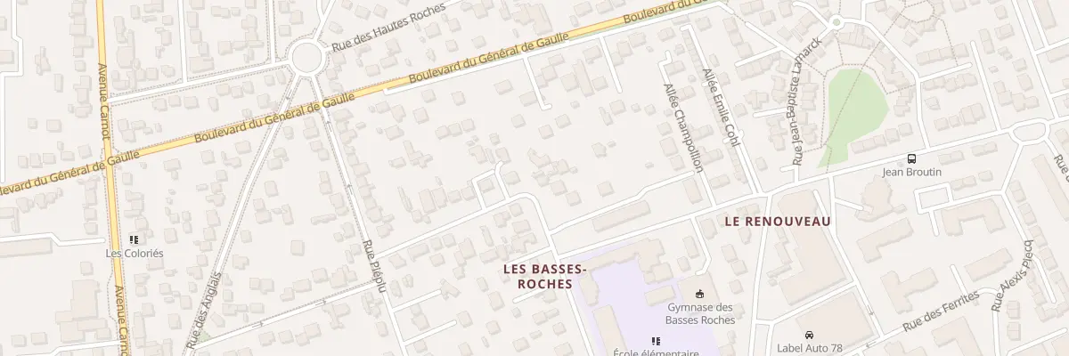 Plan du 54 Rue des Basses Roches à Conflans-Sainte-Honorine