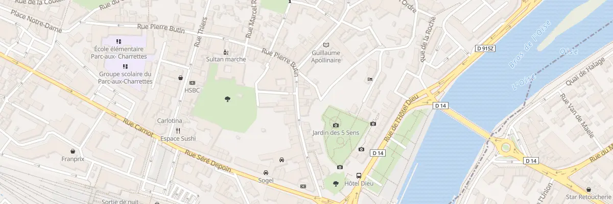 Plan du 34 Rue Pierre Butin à Pontoise