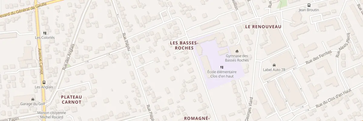 Plan du 39 Rue des Basses Roches à Conflans-Sainte-Honorine