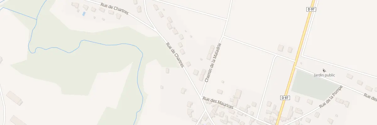 Plan du 28 Rue de Chartres à Autruy-sur-Juine