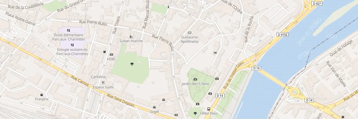 Plan du 36 Rue Pierre Butin à Pontoise