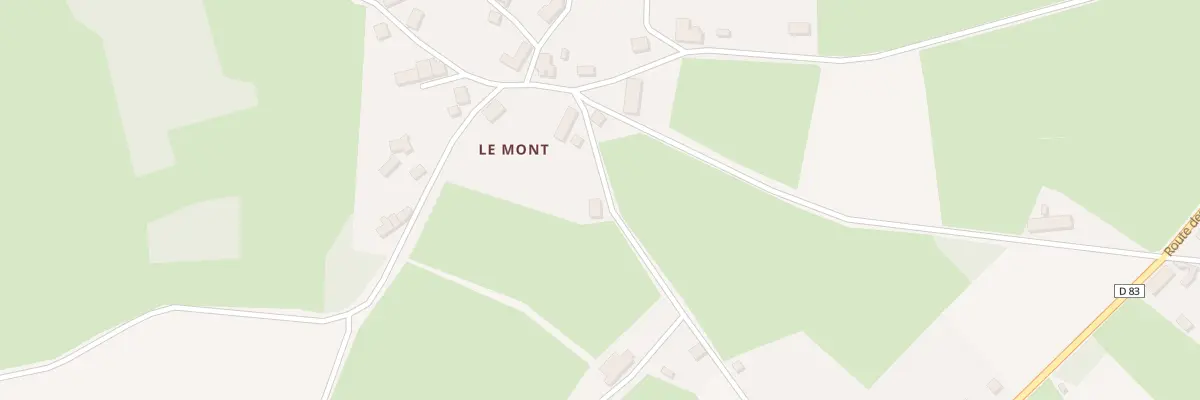 Plan du 19 Le Mont à Nouzerines