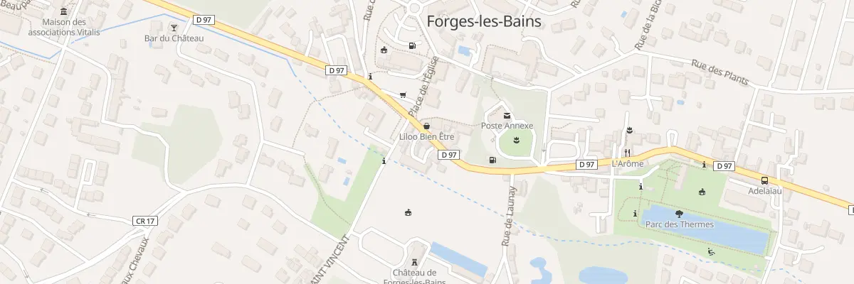 Plan du 8B Rue du Docteur Babin à Forges-les-Bains