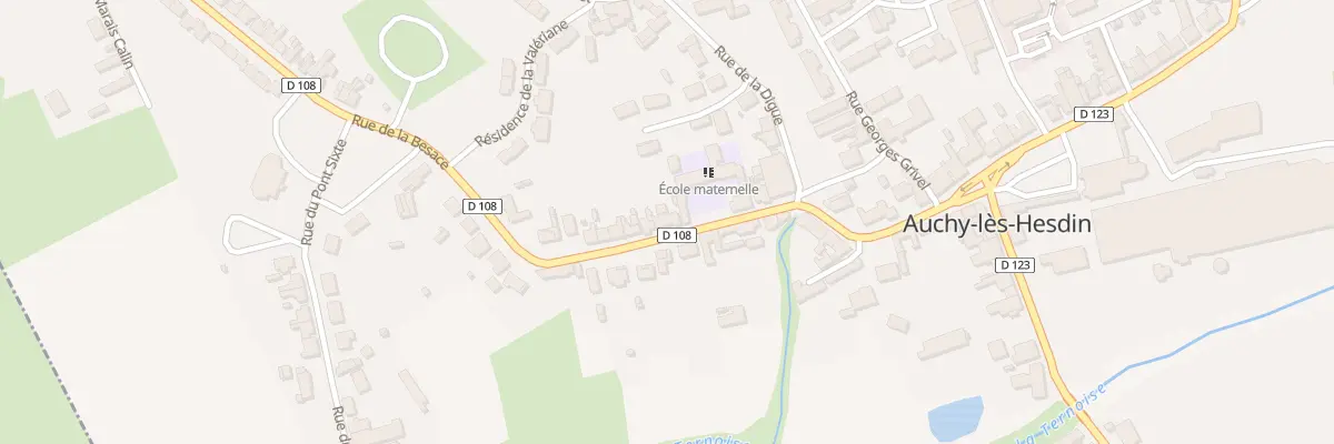 Plan du 24 Rue de la Besace à Auchy-lès-Hesdin