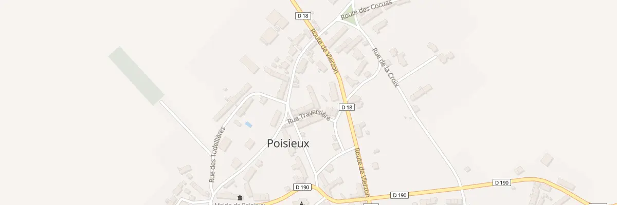 Plan du 1 Rue Traversière à Poisieux