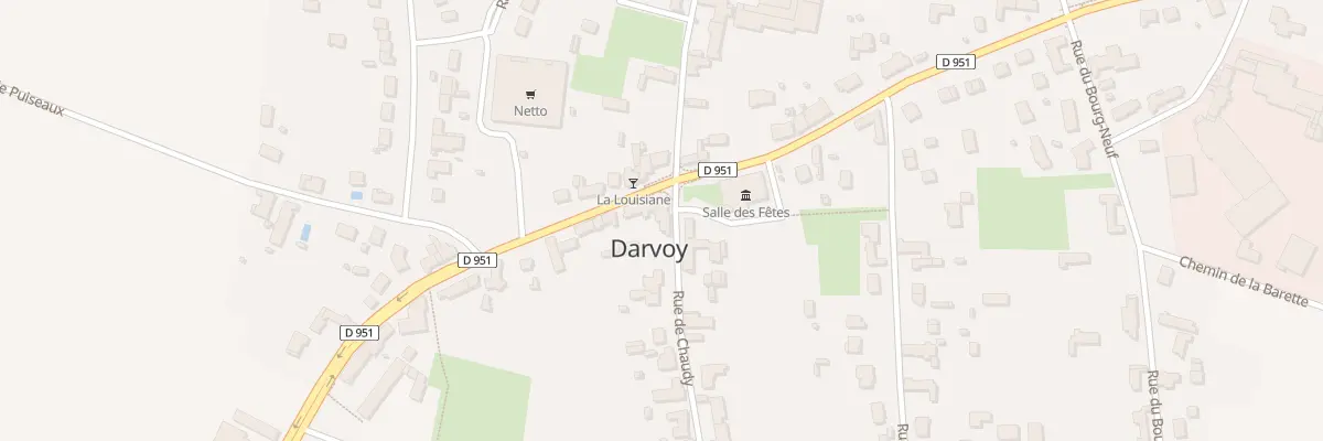 Plan du 2 Rue de Chaudy à Darvoy