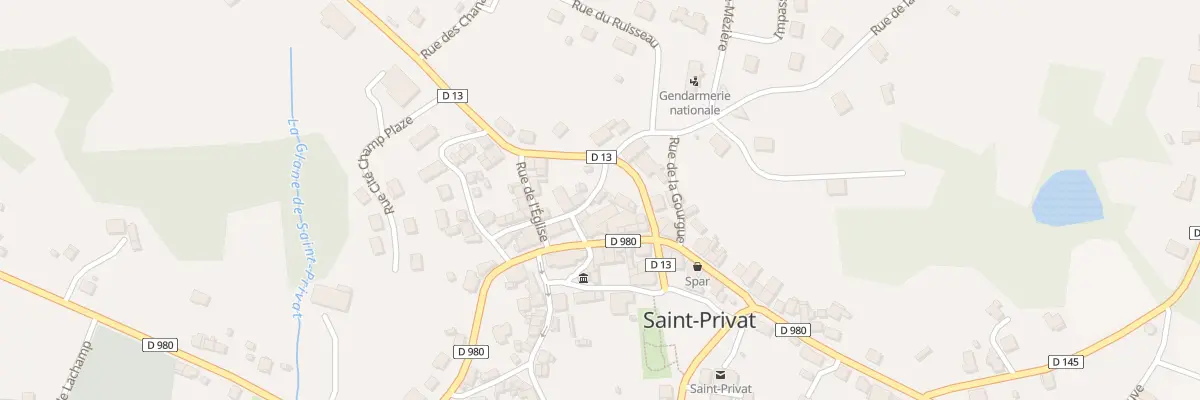 Plan du 5199 Rue du Vieux Manoir à Saint-Privat