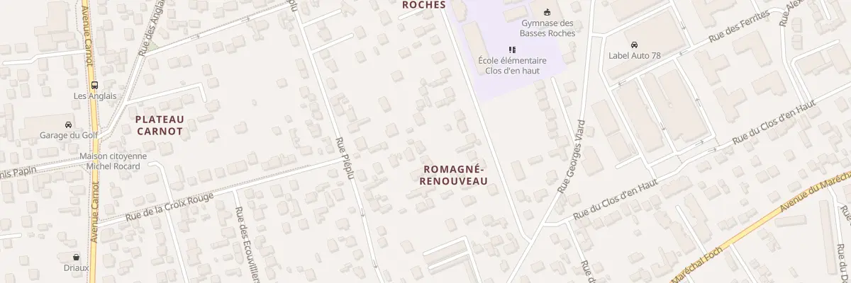 Plan du 21B Rue des Basses Roches à Conflans-Sainte-Honorine