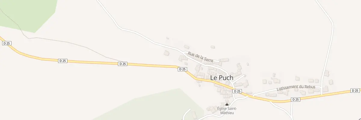 Plan du 44 Le Village au Puch
