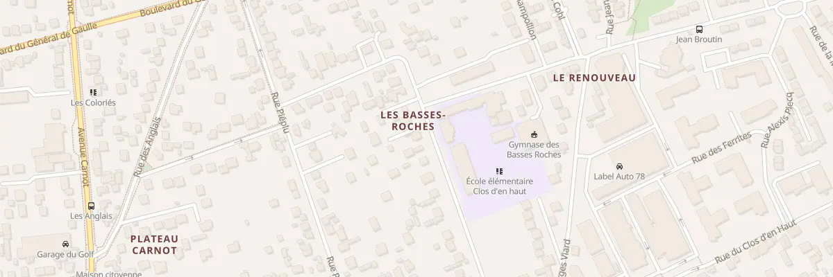 Plan du 41 Rue des Basses Roches à Conflans-Sainte-Honorine