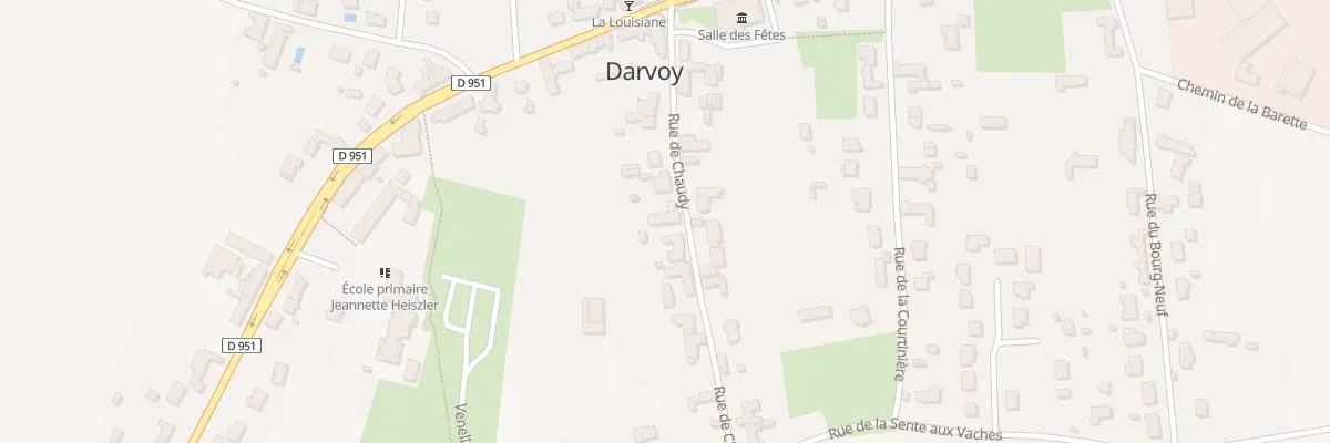 Plan du 14 Rue de Chaudy à Darvoy