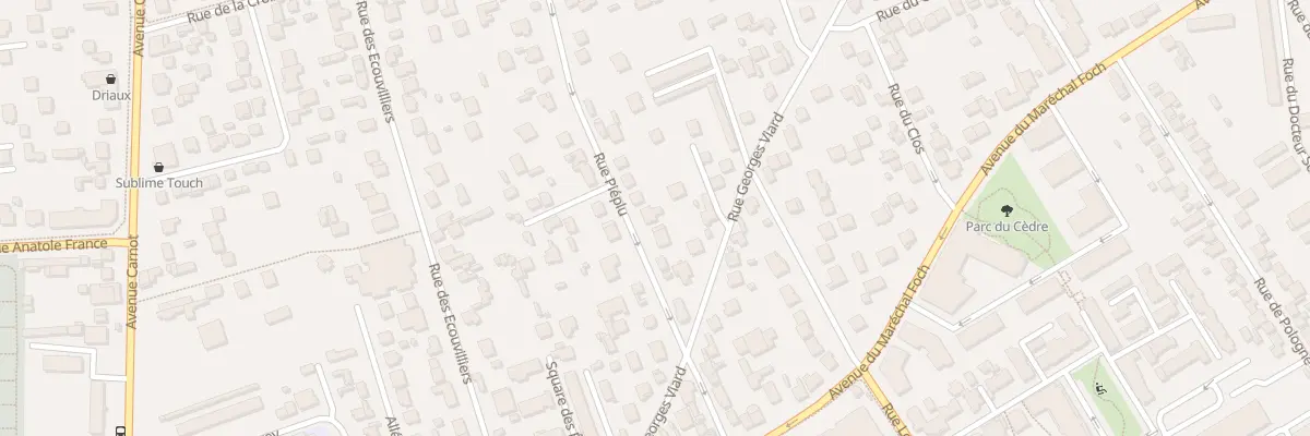 Plan du 20 Rue Piéplu à Conflans-Sainte-Honorine
