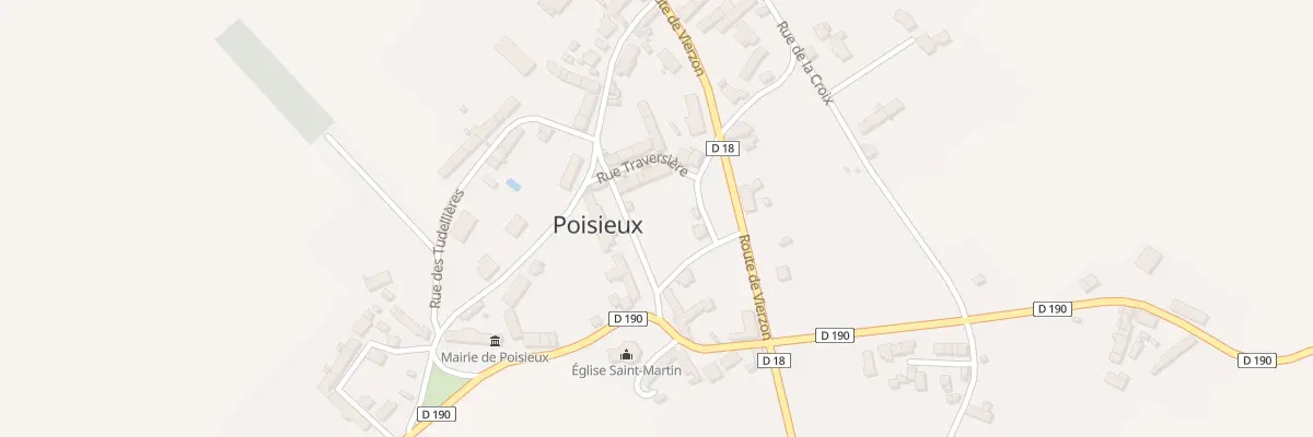Plan du 2 Rue Traversière à Poisieux