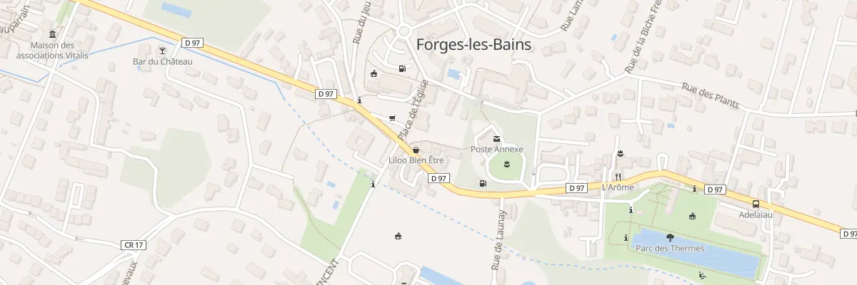 Plan du 1 Rue du Docteur Babin à Forges-les-Bains
