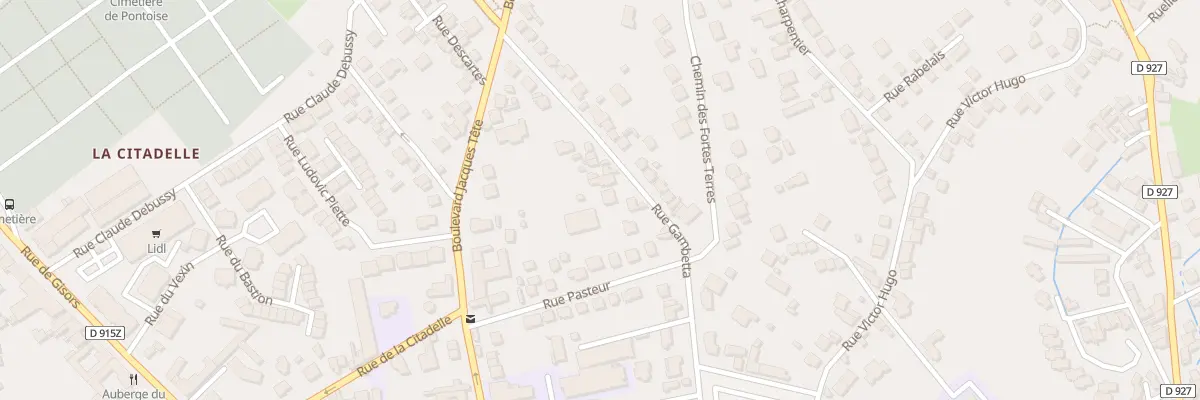 Plan du 35 Rue Gambetta à Pontoise