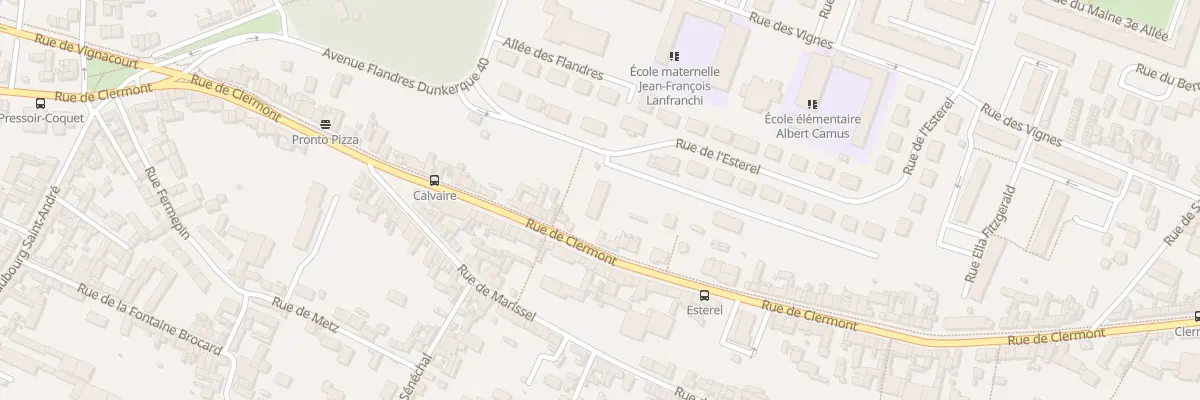 Plan du 2 Rue de l’Esterel à Beauvais