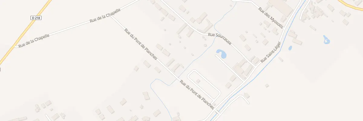 Plan du 201 Rue du Pont de Planches à Polincove